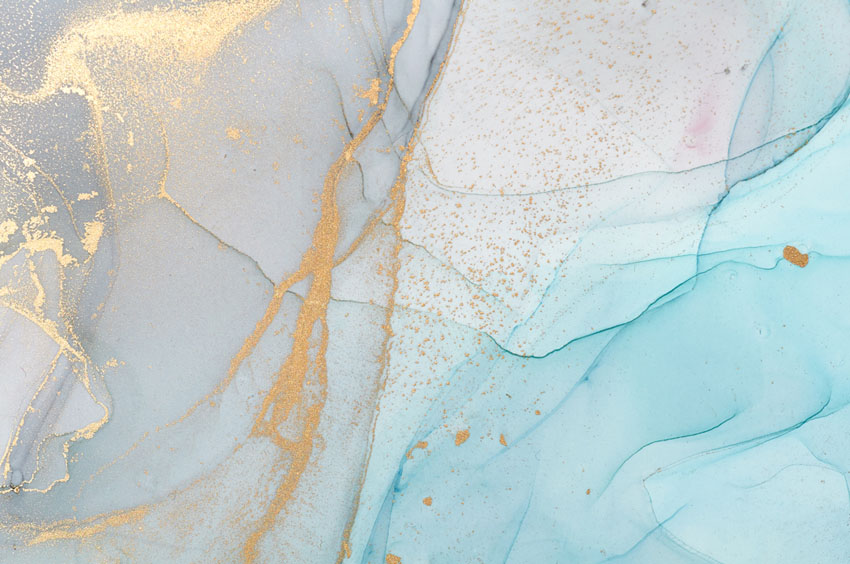 Фотообои Нежный флюид в голубом цвете