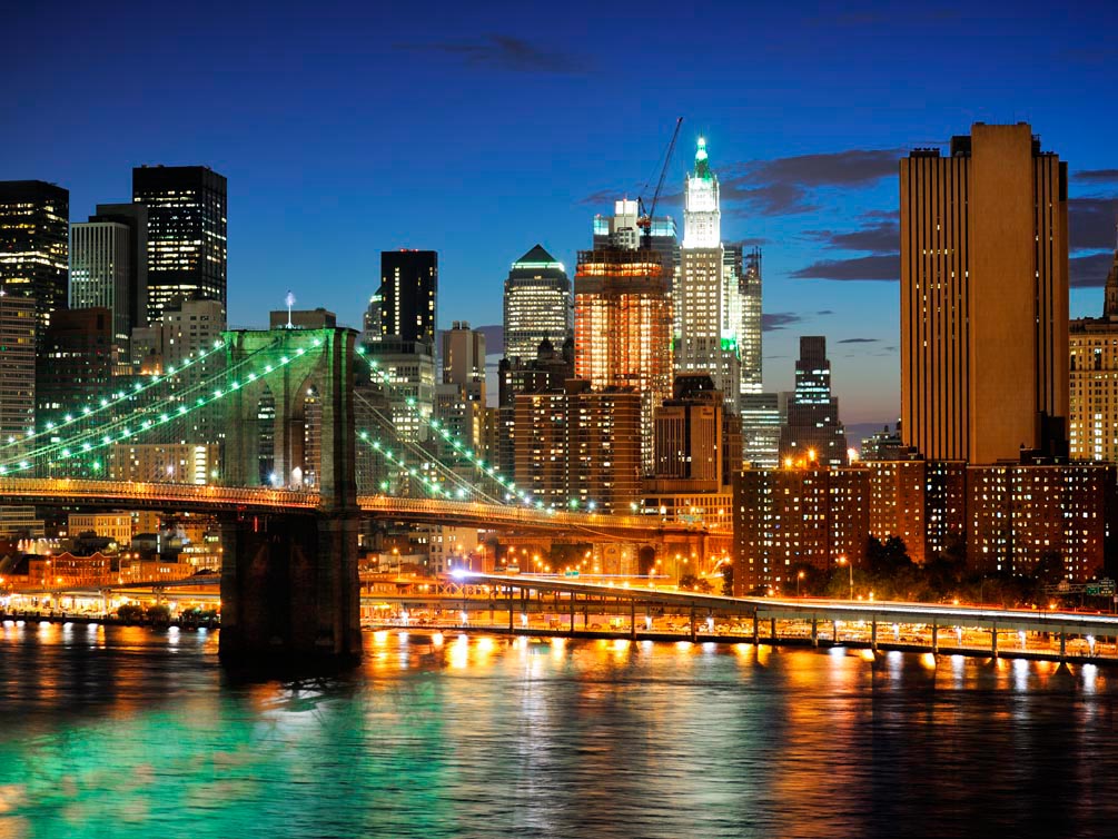 Фотообои Мост ночной New York
