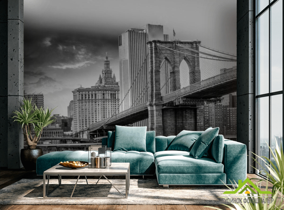выбрать Фотошпалери Древній міст Бруклінський Каталог фотошпалер на стіну