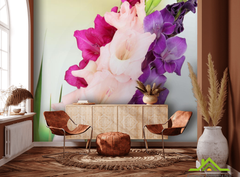 выбрать Фотообои гладиолусы Каталог фотообоев на стену