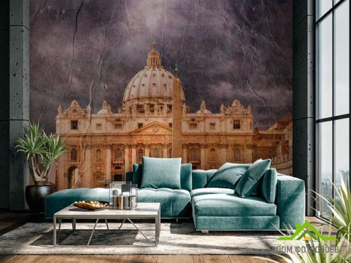 выбрать Фотообои Ватикан Фотообои Фотообои Старый город: горизонталная, горизонтальная ориентация на стену