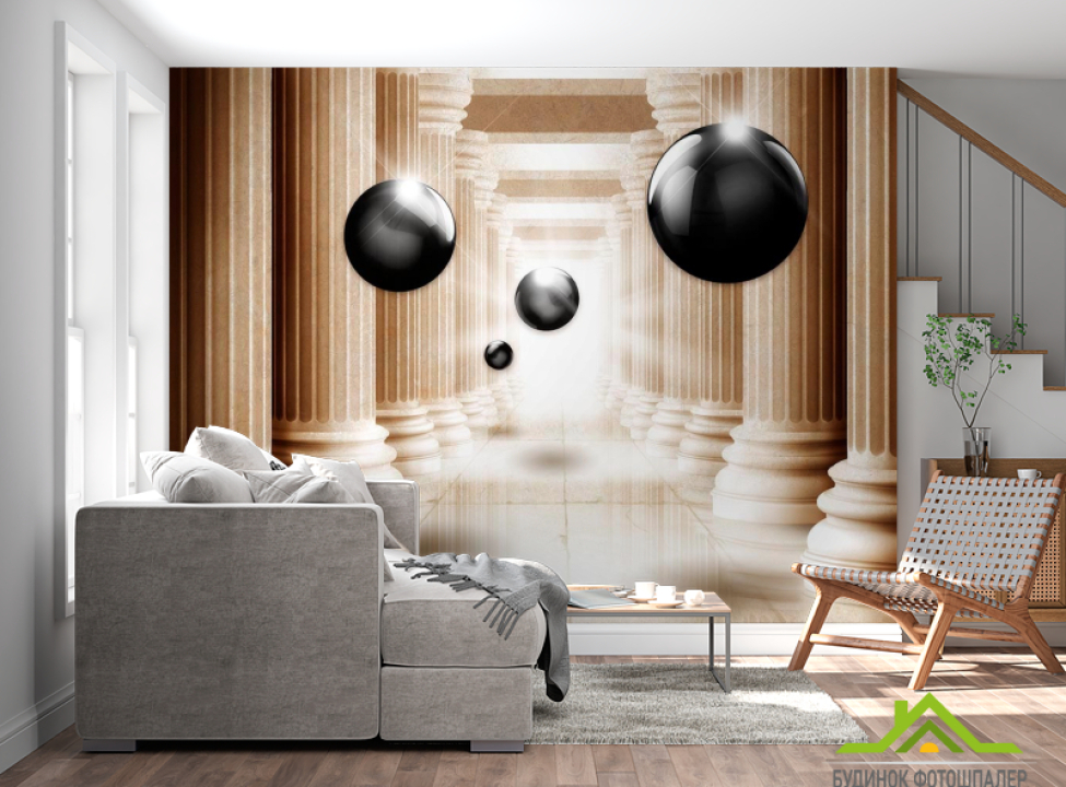 выбрать Фотообои 3d колонны Каталог фотообоев на стену