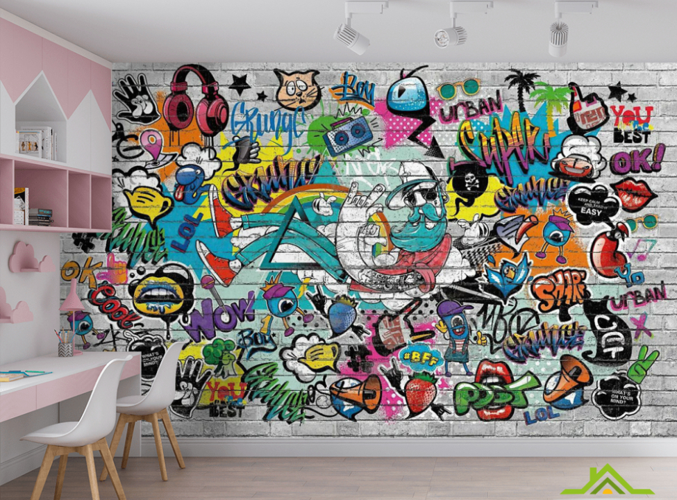 выбрать Фотошпалери цегляна стіна для дитячої Каталог фотошпалер на стіну