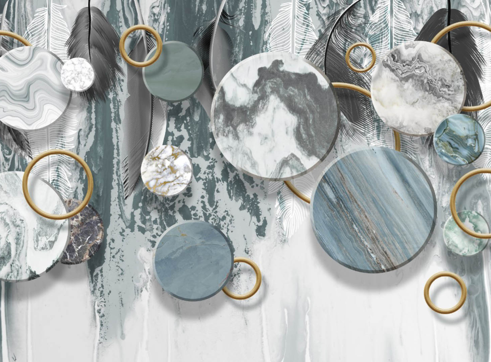 выбрать Фотошпалери 3Д пір'я Каталог фотошпалер на стіну