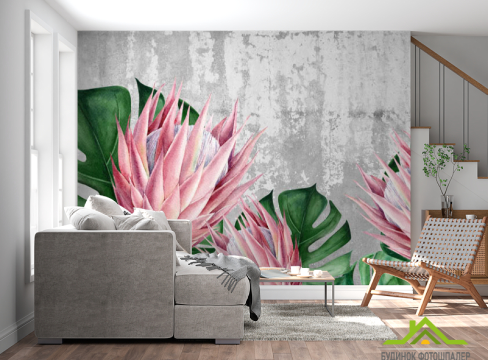 выбрать Фотошпалери квіти протеї Каталог фотошпалер на стіну