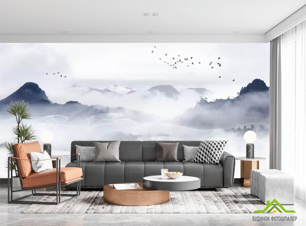 выбрать Фотошпалери Туманні гори Каталог фотошпалер на стіну