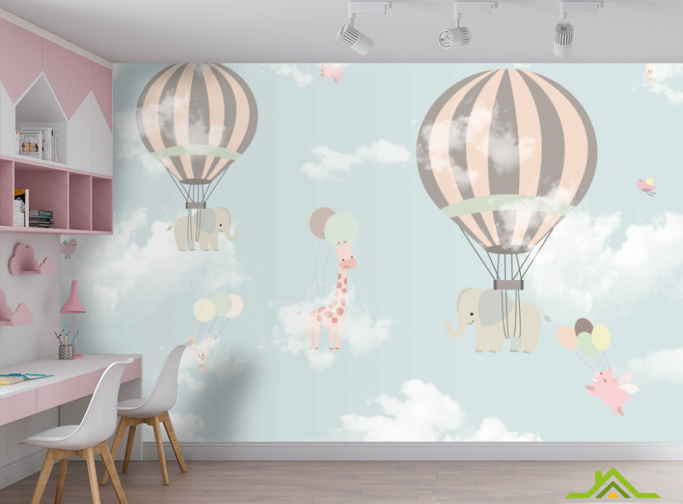 выбрать Фотообои Воздушные шары Фотообои Little kids на стену