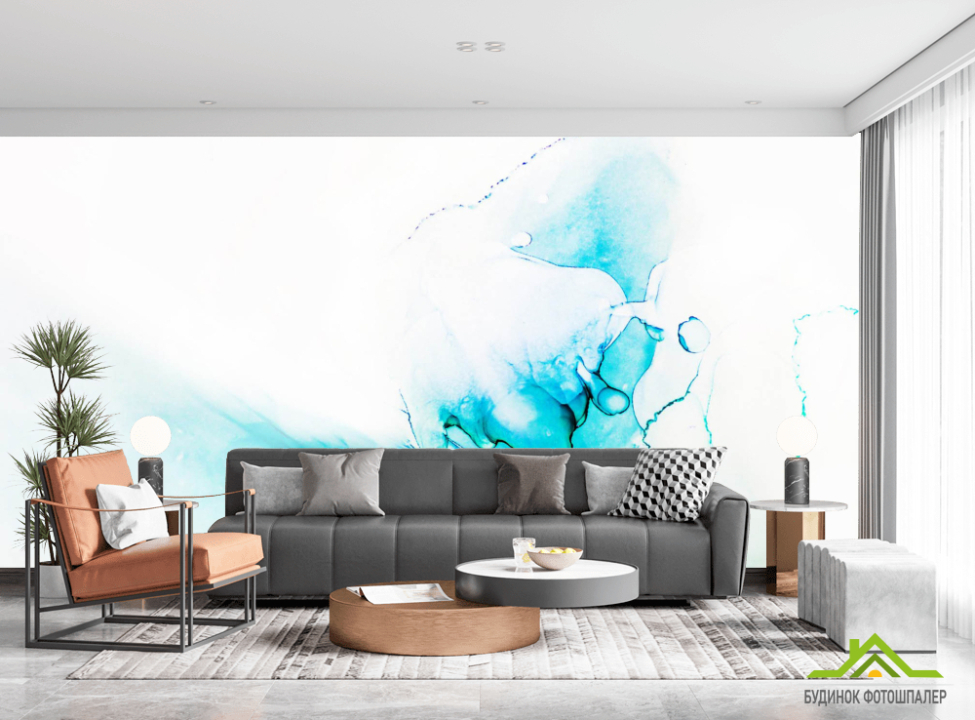 выбрать Фотошпалери Блакитний флюїд Каталог фотошпалер на стіну