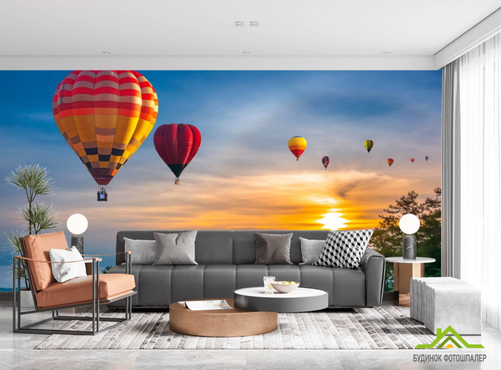выбрать Фотошпалери кулі повітряні Каталог фотошпалер на стіну