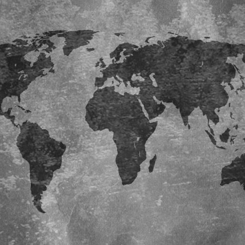 выбрать Фотообои карта мира Серые фотообои на стену
