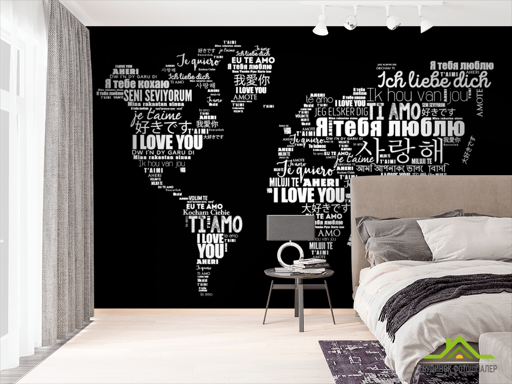 Фотошпалери Чорна карта