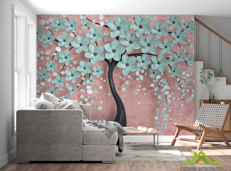 выбрать Фотообои Мятное дерево Каталог фотообоев на стену