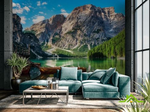 выбрать Фотообои Озеро в Альпах Фотообои Природа на стену