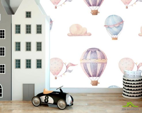 выбрать Фотообои Воздушные шары Фотообои Little kids на стену