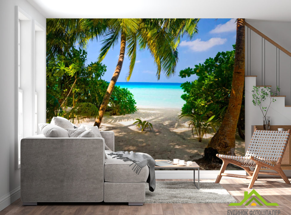 выбрать Фотошпалери Зарості на пляжі Фотошпалери Море на стіну