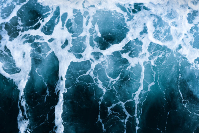 Фотошпалери Морська пенна