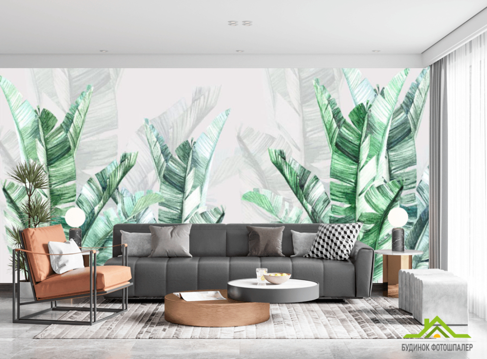 выбрать Фотошпалери листя бананові Каталог фотошпалер на стіну