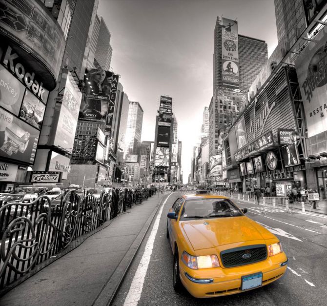 Фотообои Такси большого города