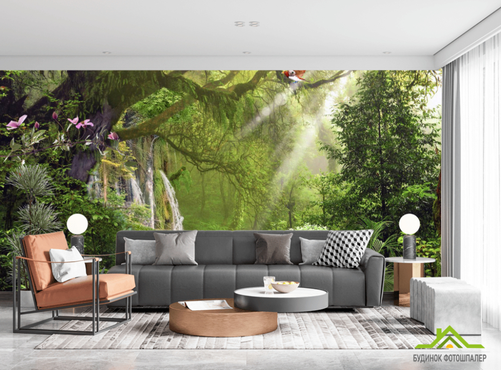 выбрать Фотообои 3д водопад Каталог фотообоев на стену
