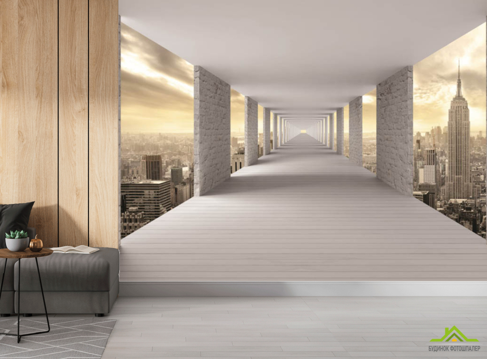 выбрать Фотошпалери тунель 3д Каталог фотошпалер на стіну