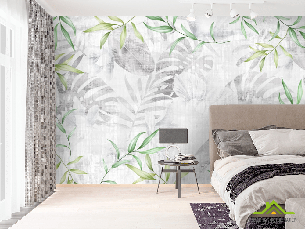 Фотообои Фон из листьев