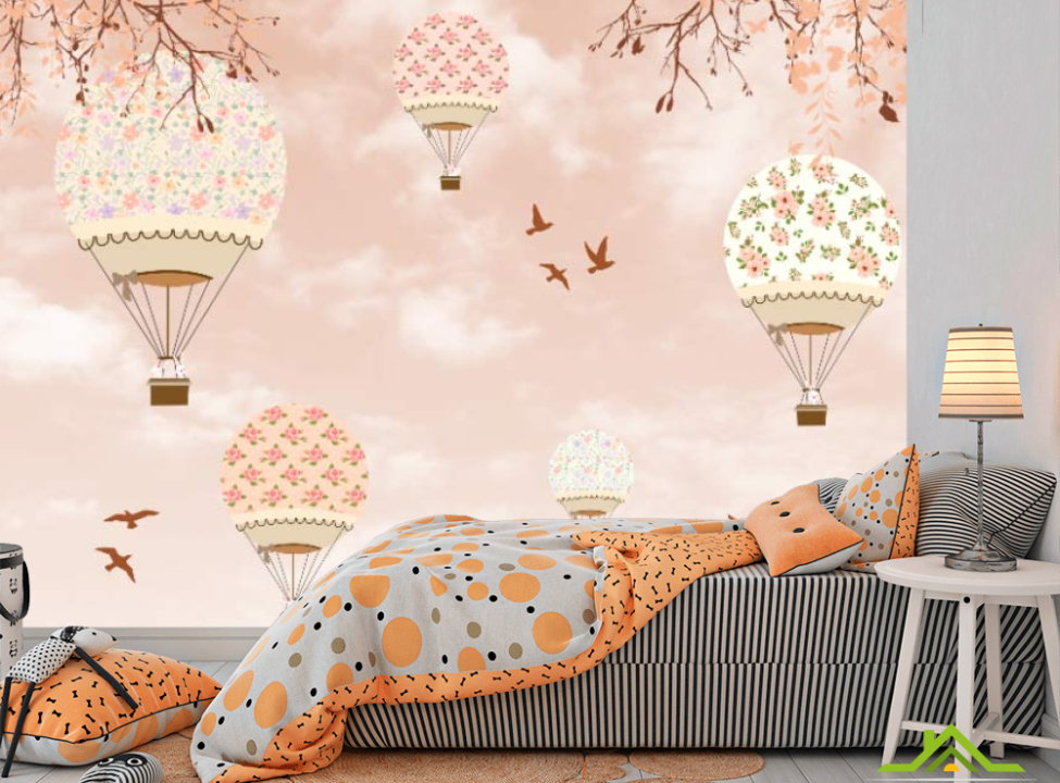 выбрать Фотообои Воздушные шары Фотообои Little kids на стену