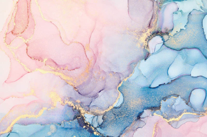 Фотообои Розовый fluid art