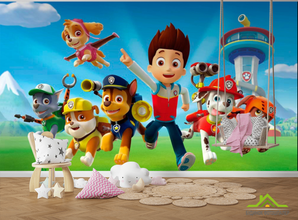 выбрать Фотообои Щенячий патруль Каталог фотообоев на стену