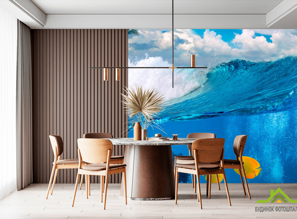 выбрать Фотошпалери Дві рибки в морі Каталог фотошпалер на стіну