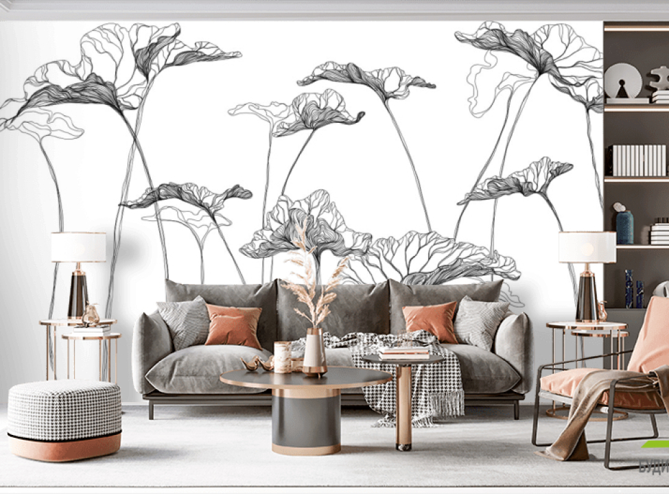 выбрать Фотообои цветы линии Каталог фотообоев на стену
