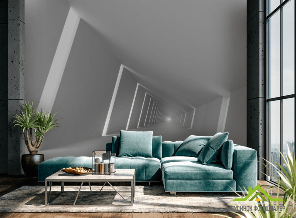 выбрать Фотошпалери 3д тунель Каталог фотошпалер на стіну