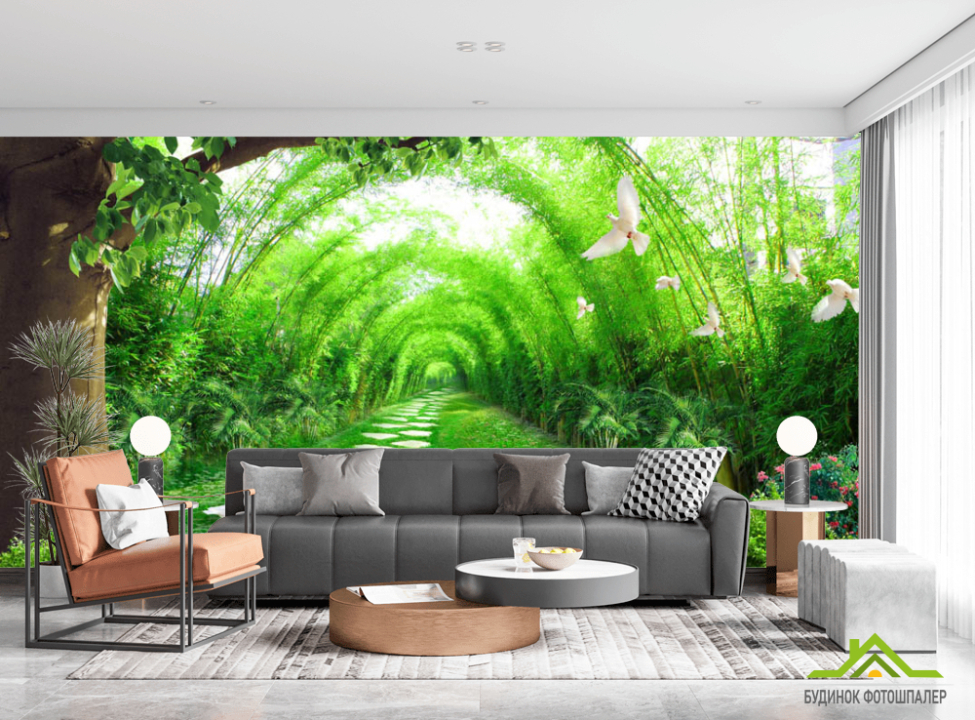 выбрать Фотообои Лесная тропинка Каталог фотообоев на стену