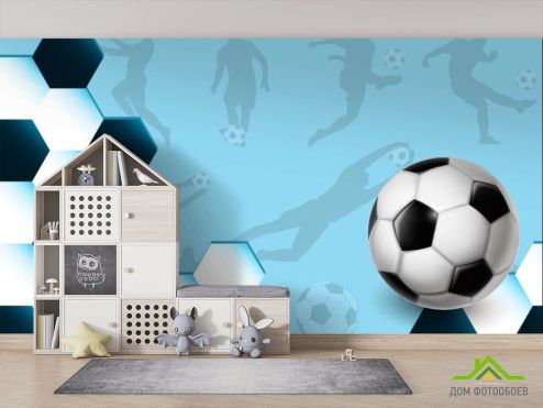 выбрать Фотообои Футбольный принт Фотообои футбол на стену