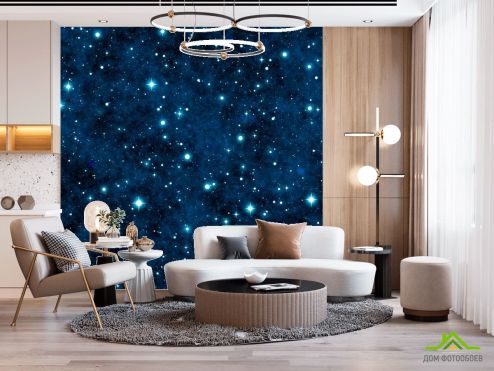 выбрать Фотошпалери Сяйво зірок Фотошпалери Фотошпалери Космос: квадратна, малюнок орієнтація на стіну