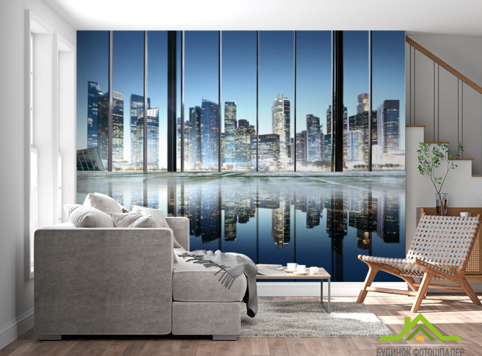 выбрать Фотообои Вид из окна на город Фотообои Вид из окна на стену