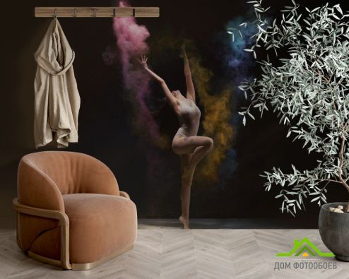выбрать Фотошпалери дівчина танцюрист Фотошпалери, колір: «квадратна, горизонтальна» на стіну