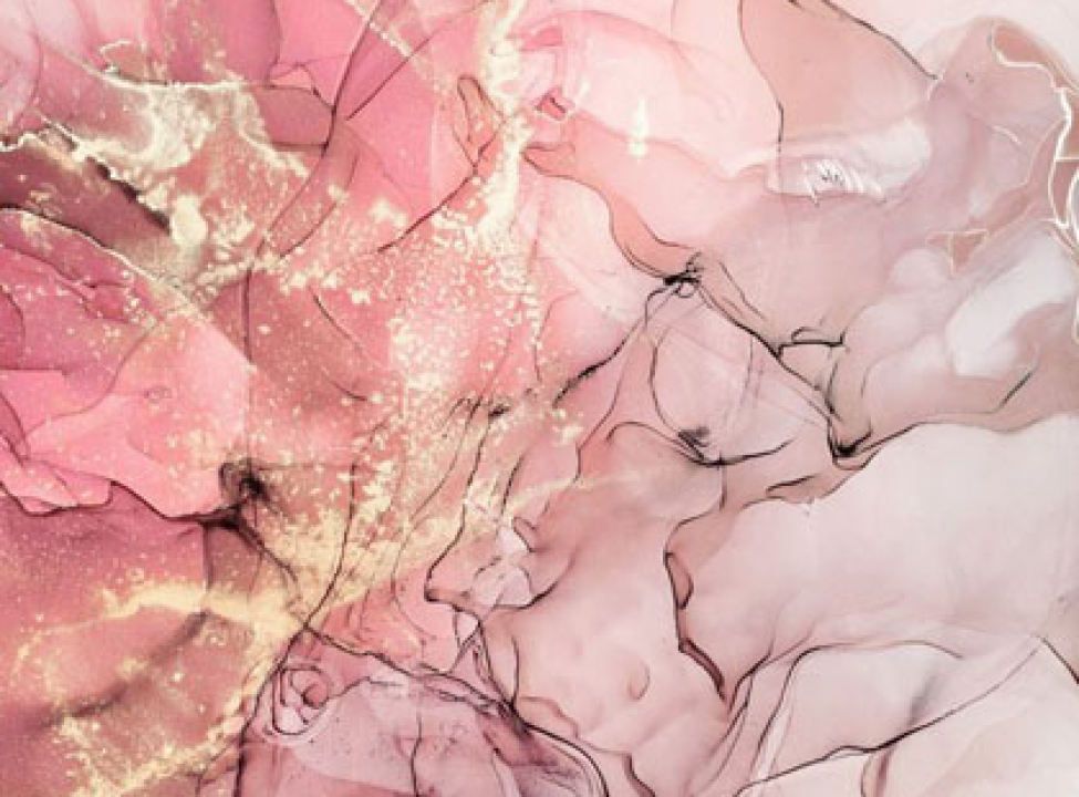 выбрать Фотообои Розовый флюид с золотом Фотообои Fluid art на стену