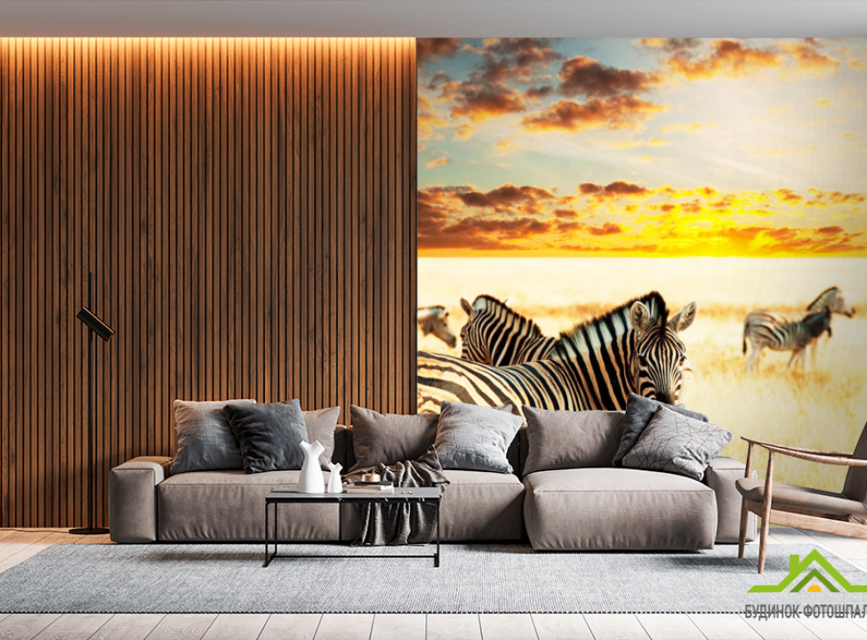 выбрать Фотообои Стадо зебр Каталог фотообоев на стену