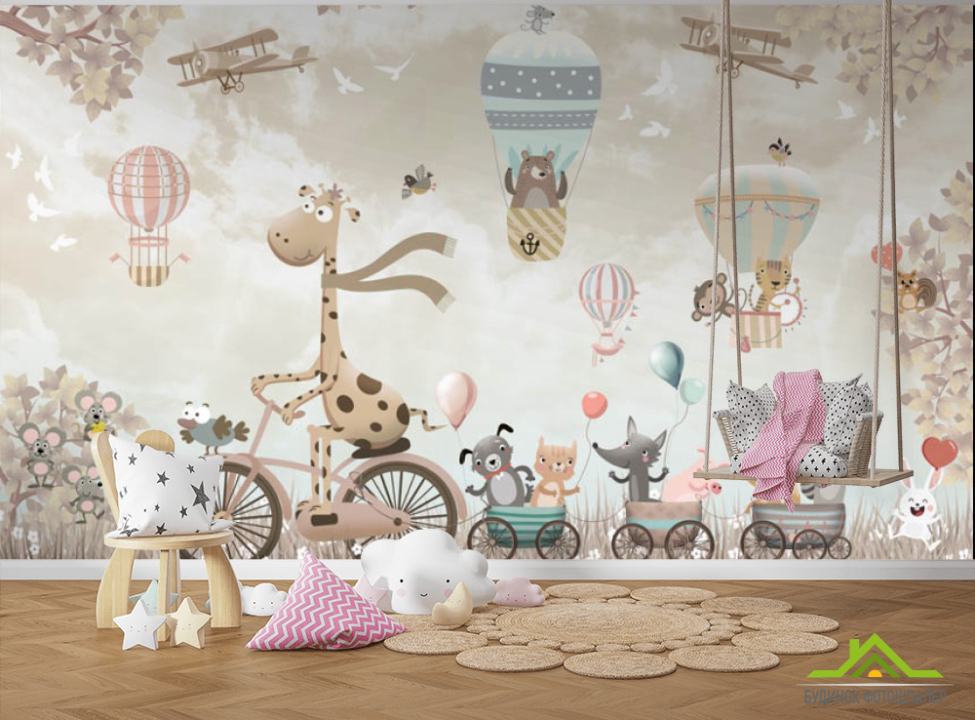 выбрать Фотообои Коричневый жирафик Каталог фотообоев на стену