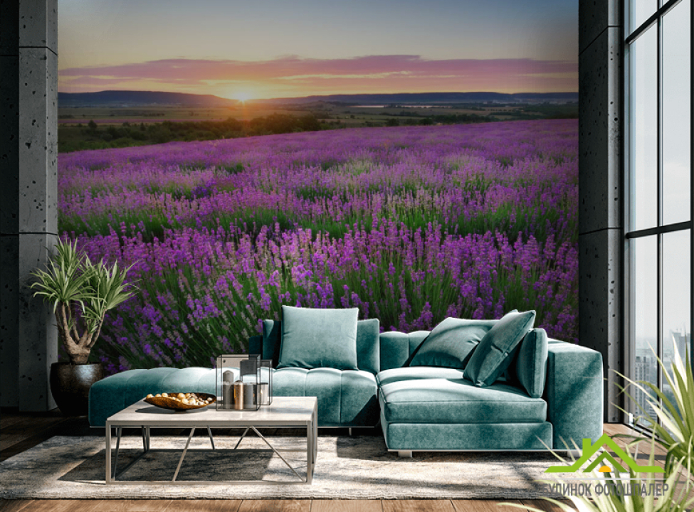 выбрать Фотошпалери Лавандове поле Каталог фотошпалер на стіну