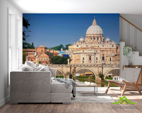 выбрать Фотообои Ватикан, Рим Фотообои Фотообои Города: фото, разноцветный  на стену