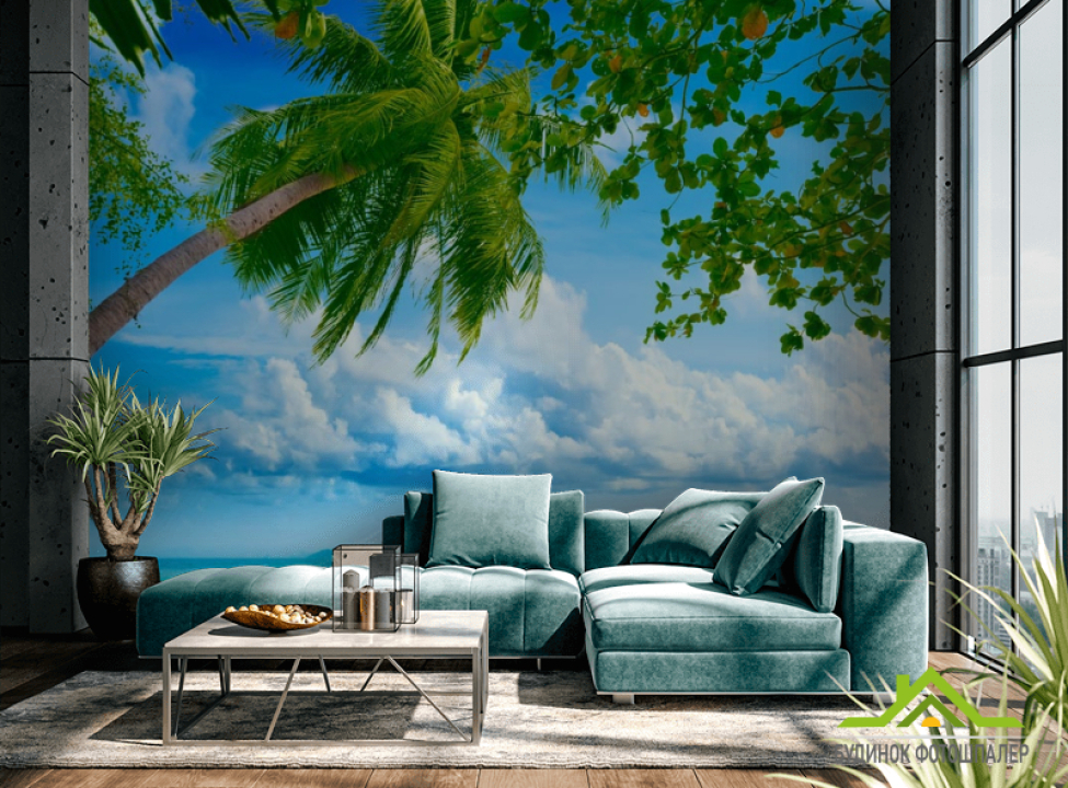 выбрать Фотошпалери Хмари над морем Каталог фотошпалер на стіну