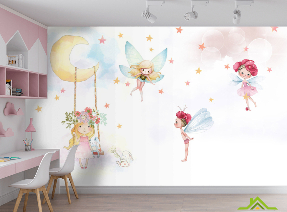 выбрать Дитячі фотошпалери феї Фотошпалери Little kids на стіну