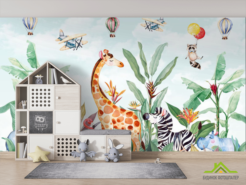 Фотошпалери тропічні тварини
