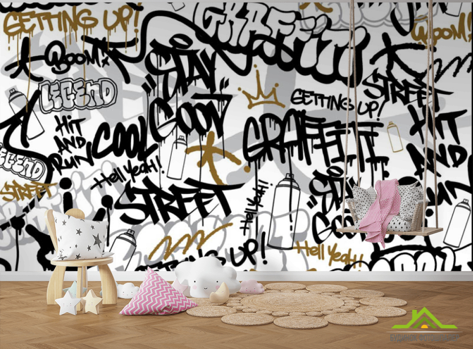 выбрать Фотошпалери графіті для підлітка Каталог фотошпалер на стіну