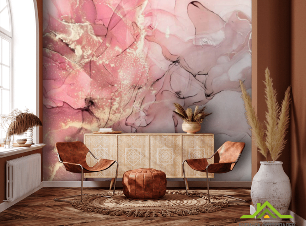 выбрать Фотошпалери Рожевий Fluid art Каталог фотошпалер на стіну