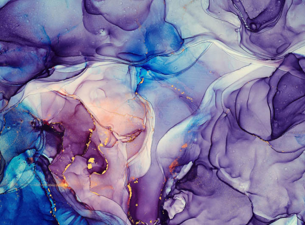 выбрать Фотообои Фиолетовый флюид Фотообои Fluid art на стену