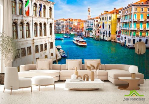 выбрать Фотообои Венеция Фотообои Фотообои Города: фото, разноцветный  на стену