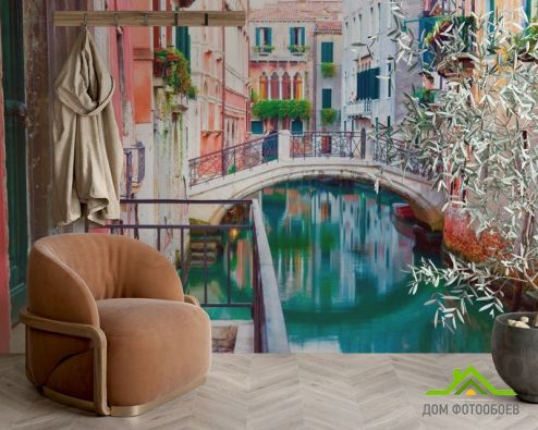 выбрать Фотообои Венецианский мост Фотообои Фотообои Архитектура: фото, разноцветный  на стену