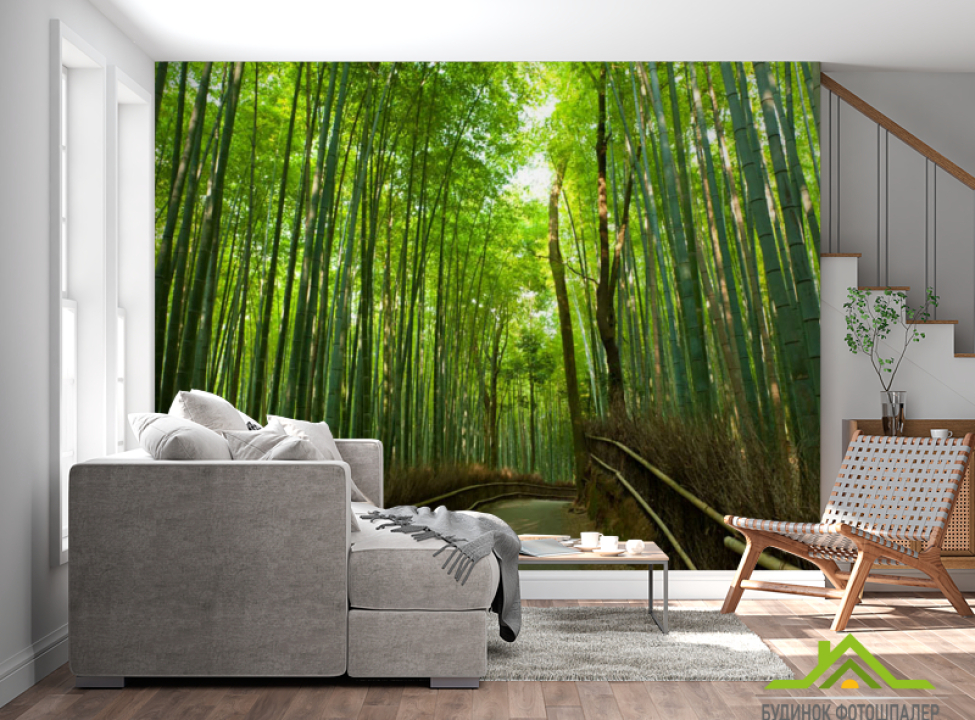 выбрать Фотошпалери алея через бамбук Каталог фотошпалер на стіну